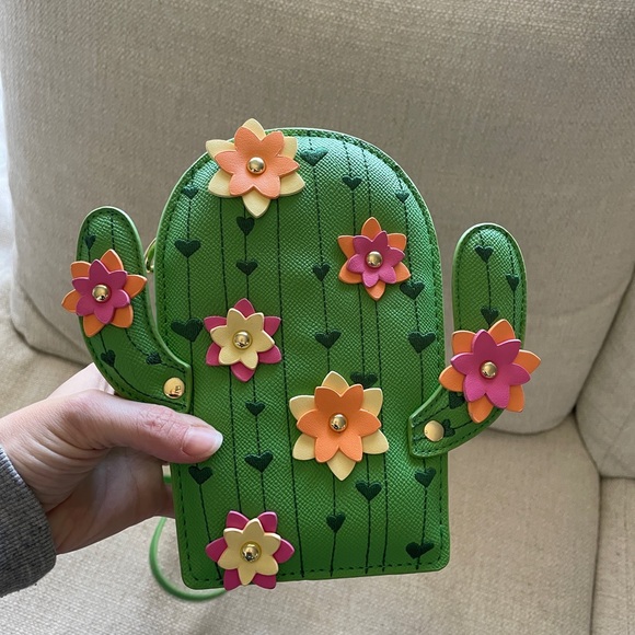 Betsey Johnson cactus crossbody purse - Picture 5 of 9